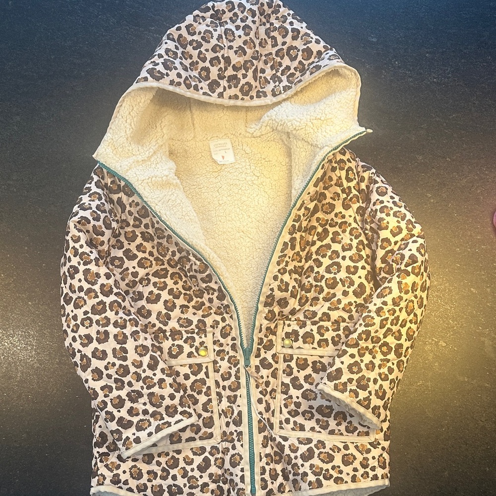 Leopard Print Kids Hoodie